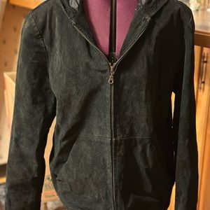 Middlebrook Park Hooded Leather Jacket